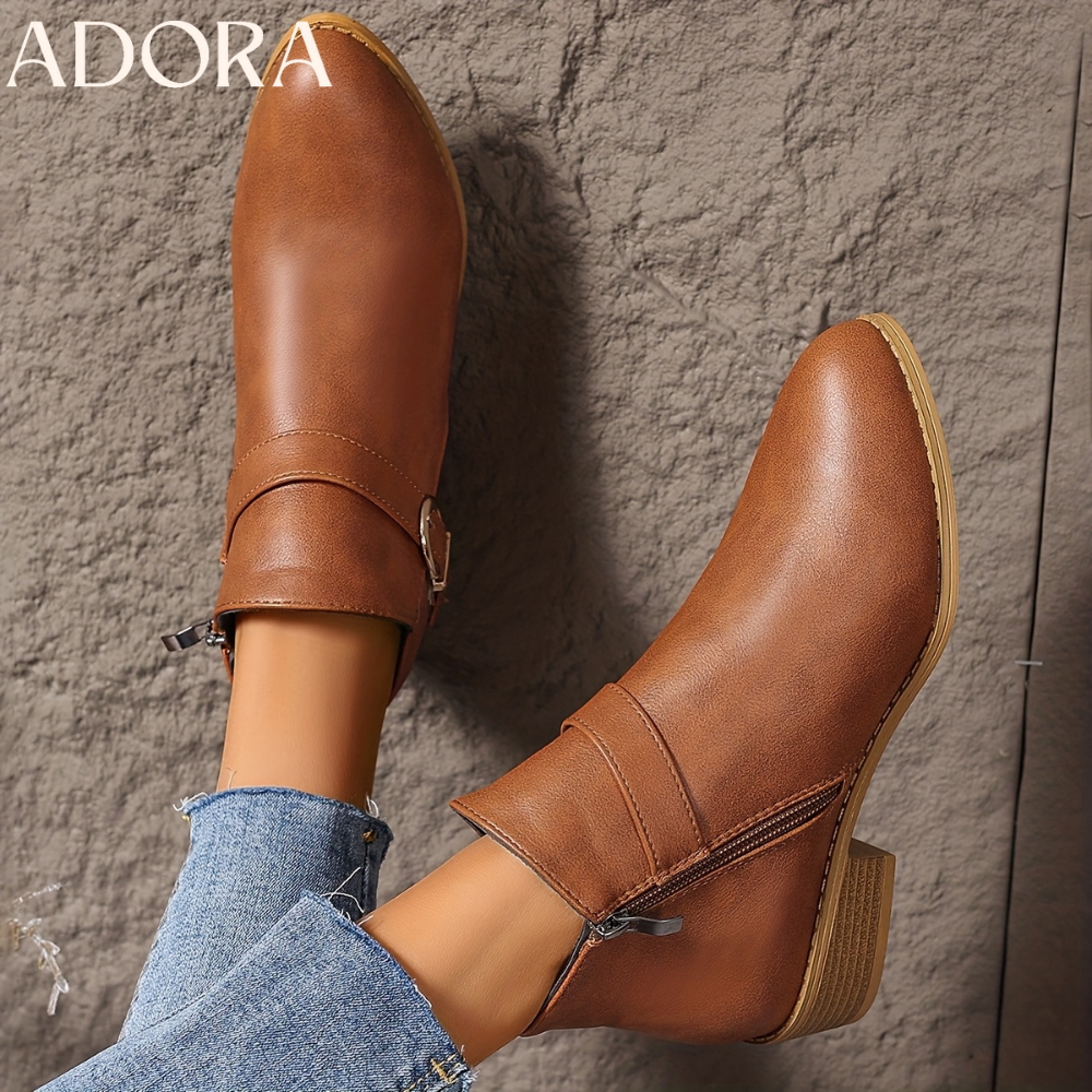 BOTINES DE CUERO VELVET™